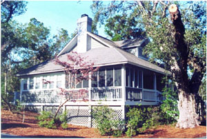 Ibis Roost Cottages - Side View